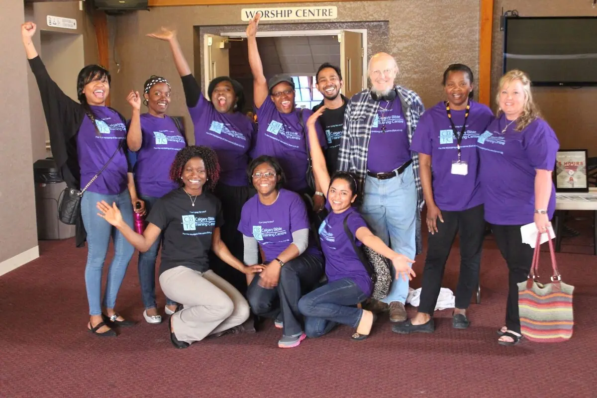 Outreach team group photo from Canadian Bible Training Centres in Calgary