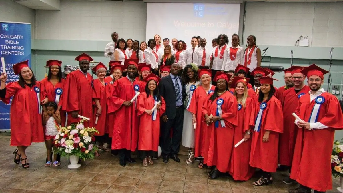 Graduation ceremony 2017 at Canadian Bible Training Centres in Calgary