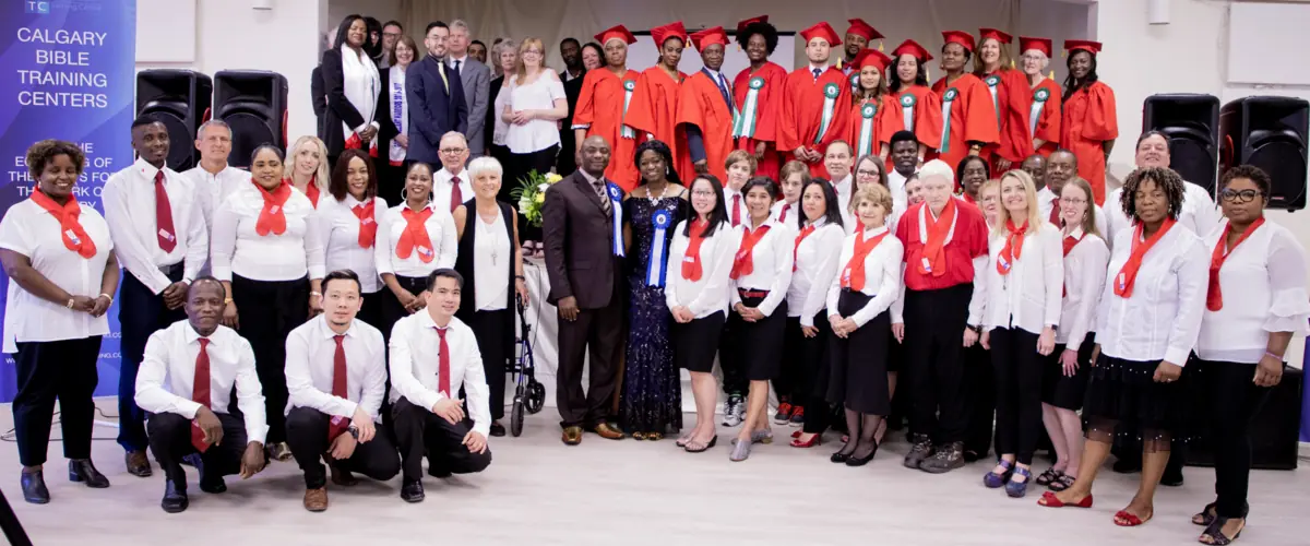Graduation class of 2019 at Canadian Bible Training Centres in Calgary