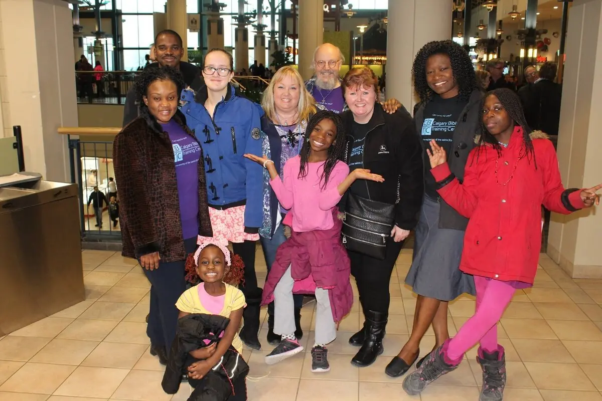 Student outreach team photo from Canadian Bible Training Centres in Calgary